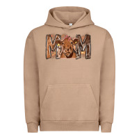 Pigment Burro Rodeo Mom Cow Urban Hoodie - CowhideDigitalArt