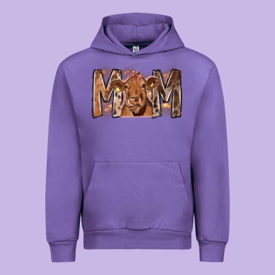 Rodeo Mom Cow Urban Hoodie Designed By Cowhidedigitalart