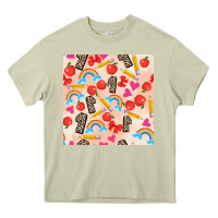 Mossy back to school seamless pattern 1 (3600x3600) Heavy Core Tee - AdoDesignShop