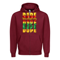 Burgundy unapologetically dope cowgirl Zipper Hoodie - CowGirlArtShop