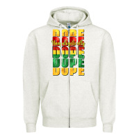 Oatmeal Heather unapologetically dope cowgirl Zipper Hoodie - CowGirlArtShop
