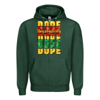 Sports Green unapologetically dope cowgirl Zipper Hoodie - CowGirlArtShop