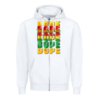 White unapologetically dope cowgirl Zipper Hoodie - CowGirlArtShop