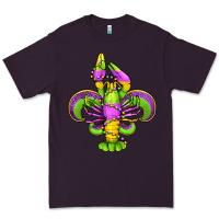 Plum mardi gras crawfish fleur de lis Premium Tee - Jasminsmagicworld