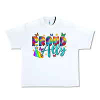 White Western Proud Ally Urban Heavy Tee - BundleAndBundleShop