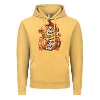 Vintage Mustard blessed Vintage Hoodie - MaliasSmallBusiness
