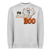 Heather Grey I'm Someone's Boo Halloween Heavyweight Sweatshirt - Bettercallsaul