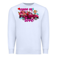 Loads Of Love Valentine's Day Truck Premium Sweatshirt | Teevron