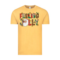 Vintage Mustard Feeling Jolly Vintage Tee - NancyCooperArtShop