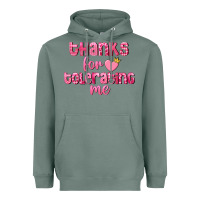 Sage Thanks for tolerating me Valentine's Day Heavyweight Hoodie - FaDigitalArtStudio