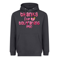 Smoke Thanks for tolerating me Valentine's Day Heavyweight Hoodie - FaDigitalArtStudio
