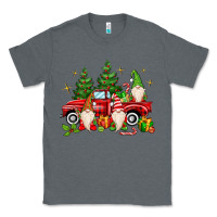 Charcoal Heather christmas gnomes truck Classic Tee - MaliasSmallBusiness