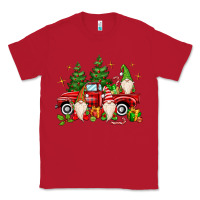 Red christmas gnomes truck Classic Tee - MaliasSmallBusiness