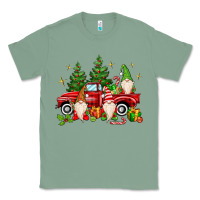 Sage christmas gnomes truck Classic Tee - MaliasSmallBusiness