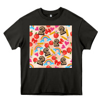 Asphalt back to school seamless pattern 2 (3600x3600) Heavy Core Tee - AdoDesignShop
