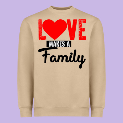 Family Love Heavyweight Sweatshirt Designed By Bettercallsaul