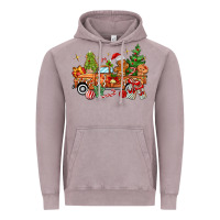 Vintage Zinc christmas gingerbread truck Vintage Hoodie - MaliasSmallBusiness