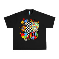 Black retro autism awareness Urban Heavy Tee - JahusDesignShop