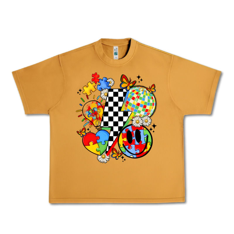 Retro Autism Awareness Urban Heavy Tee by JahusDesignShop | Teevron