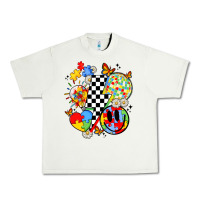 Pistachio retro autism awareness Urban Heavy Tee - JahusDesignShop