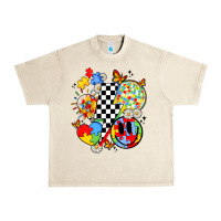 Sandshell retro autism awareness Urban Heavy Tee - JahusDesignShop