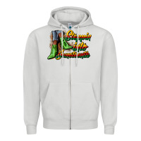 Dove Grey steppin into juneteenth heels Zipper Hoodie - CowGirlArtShop