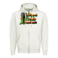 Oatmeal Heather steppin into juneteenth heels Zipper Hoodie - CowGirlArtShop