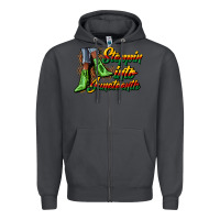 Smoke steppin into juneteenth heels Zipper Hoodie - CowGirlArtShop