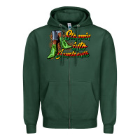 Sports Green steppin into juneteenth heels Zipper Hoodie - CowGirlArtShop