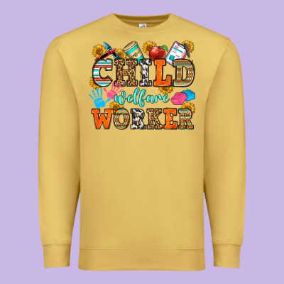 Child Welfare Worker Premium Sweatshirt Designed By Oliviacreatesart