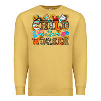 Antique Gold child welfare worker Premium Sweatshirt - OliviaCreatesArt