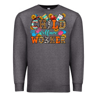 Charcoal Heather child welfare worker Premium Sweatshirt - OliviaCreatesArt