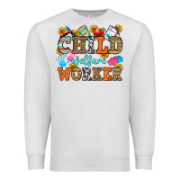 Oatmeal Heather child welfare worker Premium Sweatshirt - OliviaCreatesArt