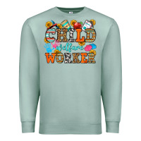 Seafoam child welfare worker Premium Sweatshirt - OliviaCreatesArt