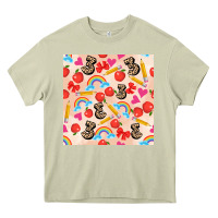 Mossy back to school seamless pattern 3 (3600x3600) Heavy Core Tee - AdoDesignShop