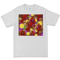 Dove Grey mardi gras crawfish and lemons Premium Tee - Jasminsmagicworld