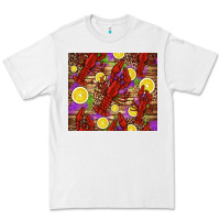 White mardi gras crawfish and lemons Premium Tee - Jasminsmagicworld