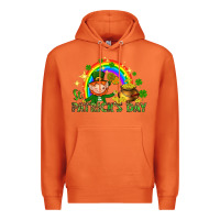 Carrot St. Patrick's Day Elf with elements Premium Hoodie - HowdyJamesFarm