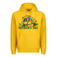 Lemon St. Patrick's Day Elf with elements Premium Hoodie - HowdyJamesFarm