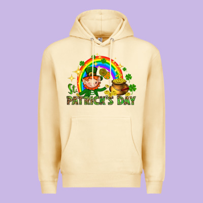 St. Patrick's Day Elf With Elements Premium Hoodie Designed By Howdyjamesfarm