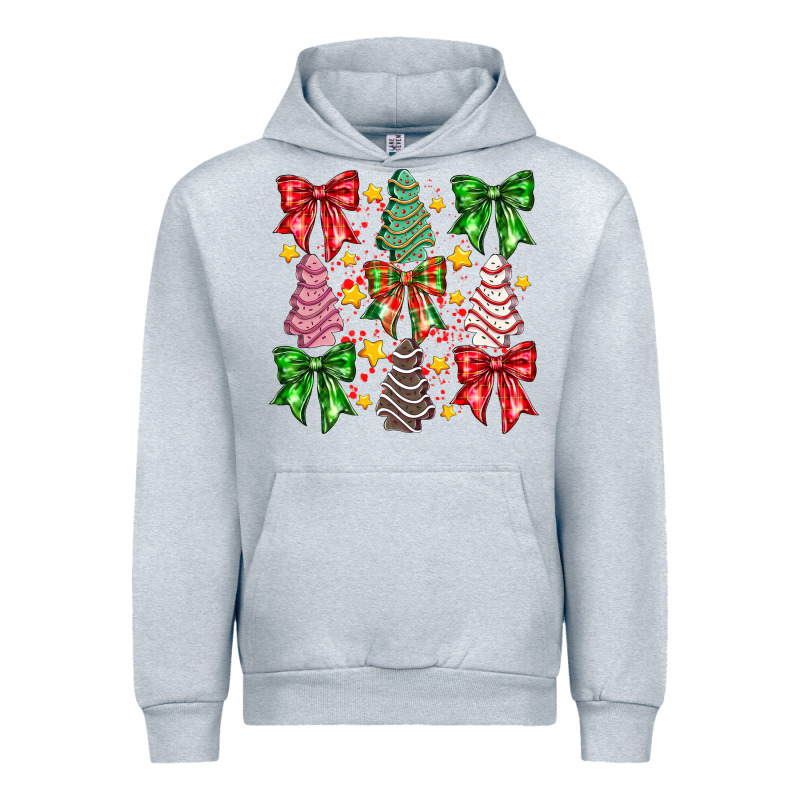 Christmas Cake Bow Urban Hoodie by CowhideDigitalArt | Teevron