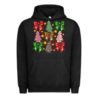Pigment Black Christmas Cake Bow Urban Hoodie - CowhideDigitalArt