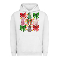 Pigment Lunar Rock Christmas Cake Bow Urban Hoodie - CowhideDigitalArt