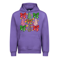 Tulip Christmas Cake Bow Urban Hoodie - CowhideDigitalArt