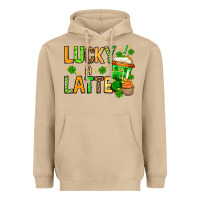 Mushroom St. Patrick's Lucky a latte Heavyweight Hoodie - OliviaCreatesArt
