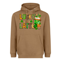 Toasted Coconut St. Patrick's Lucky a latte Heavyweight Hoodie - OliviaCreatesArt