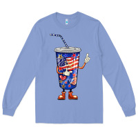 Colony Blue 4th of july coca Long Sleeve Tee - BarkalooDesign