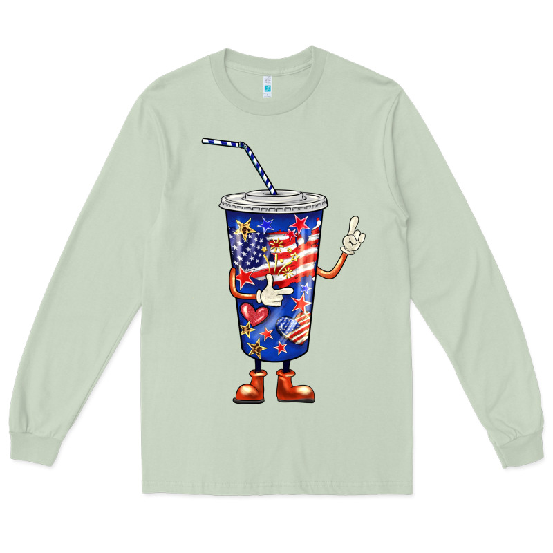 4th Of July Coca Long Sleeve Tee by BarkalooDesign | Teevron