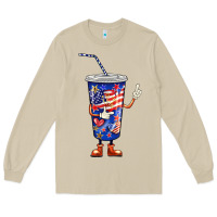 Mushroom 4th of july coca Long Sleeve Tee - BarkalooDesign