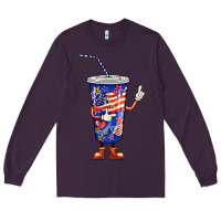 Plum 4th of july coca Long Sleeve Tee - BarkalooDesign